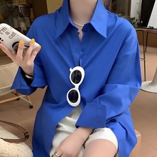 Paperments 女款翻領基本款長袖襯衫 22980