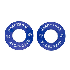 하디로어 프리미엄 경량 원판 2p, 0.75kg, 1세트, 파랑