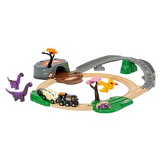美國 BRIO 恐龍冒險火車動力玩具組 36094, 混合顏色, 1個