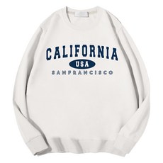 일루소 WD 남녀공용 캘리포니아USA 오버핏 맨투맨