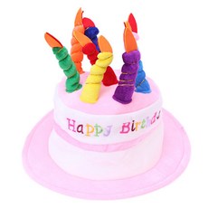 파티공구 케익모자, 핑크, 1개