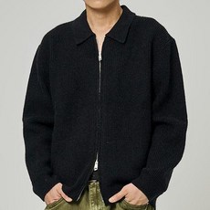 트래드클럽 남성용 베리 베이직 집업 니트