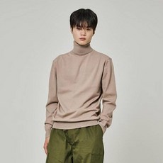 트래드클럽 남성용 베리 베이직 폴라넥 니트