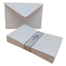 이화 사각봉투 대 135 x 195 mm, 화이트, 100개