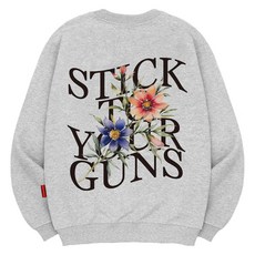 엘라모 남녀공용 3M 스틱투유어건즈 맨투맨