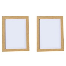 데이소이 깔끔 심플한 활용도 좋은 사진 액자, 2개, 01 우드