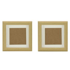데이소이 감성 있는 프레임 사진 액자, 2개, 우드