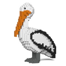 JEKCA 鵜鶘動物積木, 混合色, 1個