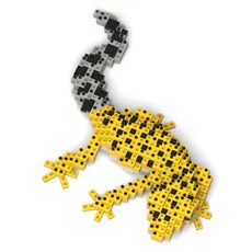 JEKCA 豹紋守宮爬行動物積木, 混合顏色, 1個