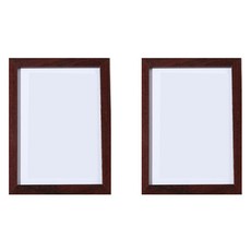 데이소이 깔끔 심플한 활용도 좋은 사진 액자, 2개, 05 브라운