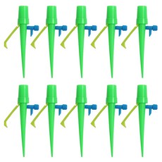 DOTO 穩固固定花盆自動澆水器 10入, 1個, 綠色