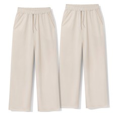M.N.C 男女通用 每日舒適寬版長褲 MDIP121LJ 2件組