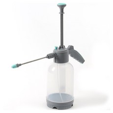 에어워터 숏노즐 + 롱노즐 압축분무기 2L 세트, 그레이, 1세트