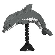 JEKCA 跳躍海豚 海洋動物積木 S, 混合顏色, 1個