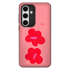 iRUDA 컬러 플라워 마그네틱 도어 범퍼 휴대폰 케이스