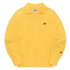 키르시 체리 오픈 카라 스웻셔츠