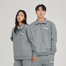밸롭 남녀공용 풀리토 하프집업 맨투맨 BA3LHZU003