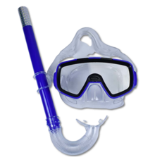Scawiz優質一體式浮潛組, 藍色