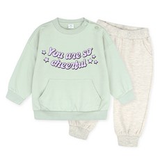 Milk Baby 兒童字母口袋上下裝套裝