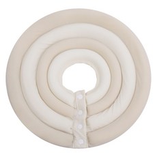 딩동펫 반려동물 초경량 넥카라, 크림베이지, 1개