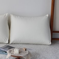 Raumstudio 磨毛棉三角靠墊 含枕芯, 象牙白