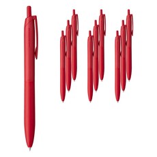 Uni 三菱 JETSTREAM 輕觸感墨水原子筆 SXN-LS 0.7mm, 10個, 紅色