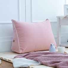 Raumstudio 磨毛棉三角靠背墊 含枕芯, 印度粉