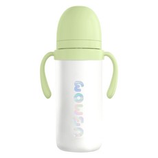 유비맘 유아용 시그니처 보온보냉 스테인리스 빨대컵, 330ml, 1개, 멜론