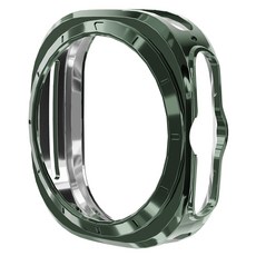 SPACE SHIELD TPU 側邊防撞智慧手錶保護殼, 1個, 阿爾卑斯綠