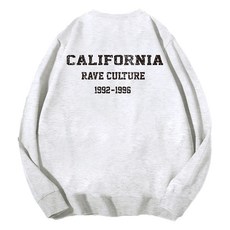 일루소 남성용 WD 레이브컬쳐 오버핏 맨투맨