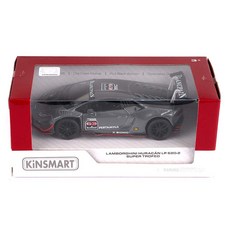 KiNSMAR 藍寶堅尼 Huracán LP620-2 Super Trofeo 玩具 KT5389, 灰色, 1個