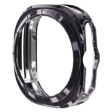 SPACE SHIELD TPU 側邊防撞智慧手錶保護殼, 1個, 深灰色