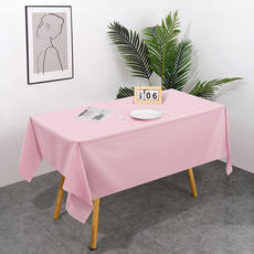 인아트 깔끔한 식탁보, 마카롱핑크, 137 x 183 cm, 1개