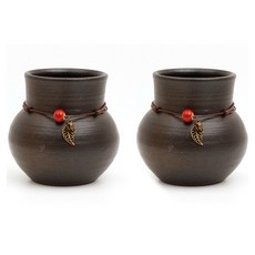 morningscent 수공예 옹기 수경용, 2개