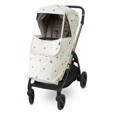 Manito 麻花刺繡豪華通用便攜式防風罩, 1個, 泰迪熊奶油色