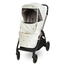 Manito 麻花刺繡防風罩, 1個, 小梨子奶油色