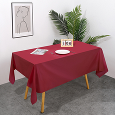 인아트 깔끔한 식탁보, 버건디와인, 137 x 183 cm, 1개