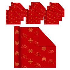 Maket Gamseong 節慶紅色包裝紙系列 Hello 10入, 10個, 混色