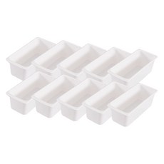 IRIS OHYAMA 愛麗思歐雅瑪 多用途收納盒 KUH-20, 白色, 170 x 375 x 135 mm, 10個