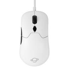 g-clicker SUPER HERO Ventus 遊戲自訂有線滑鼠 OP90, 白色