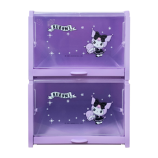 Sanrio 三麗鷗 酷洛米二層多功能收納盒, 魔法時光, 1組