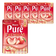 PureGummy 果汁夾心軟糖 白桃口味, 54g, 6包