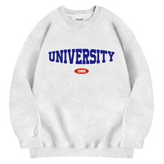 THE TEAM 男女通用 大學風 寬鬆版型 特殊雙面布料 大學T