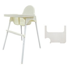 Cuddle 嬰幼兒成長型餐椅 + 專用矽膠墊套組, 混合色 + 現代灰矽膠墊