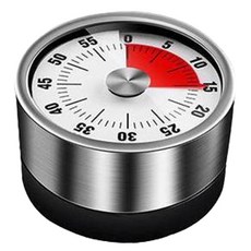 WONDERLIVING 模擬學習烹飪機械磁性計時器, 1個, 白色