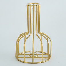 EVER HOUSE 圓形框架鐵製花瓶 E款, 單一顏色