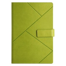 Madakkumi 商務辦公用高級筆記本 A5日誌 A款, 02 綠色, 1個