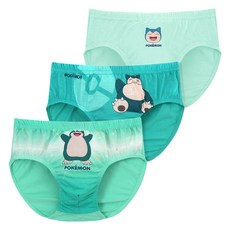 PremierFam 男童款寶可夢卡比獸內褲3件組
