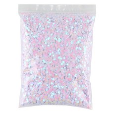 Uniart 大容量 亮粉 亮片 眼睛, 1個, 白色