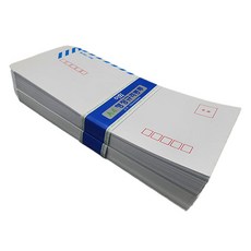 이화 행정 규격봉투 2호 105 x 220 mm, 화이트 + 블루, 100개